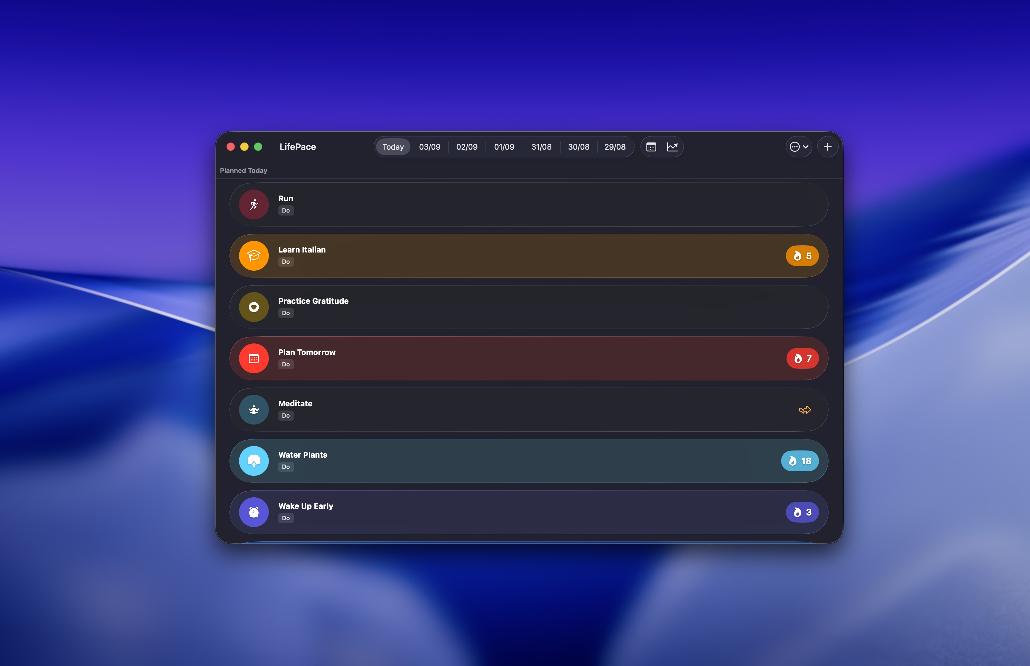 macOS Tahoe Dark screenshot 1