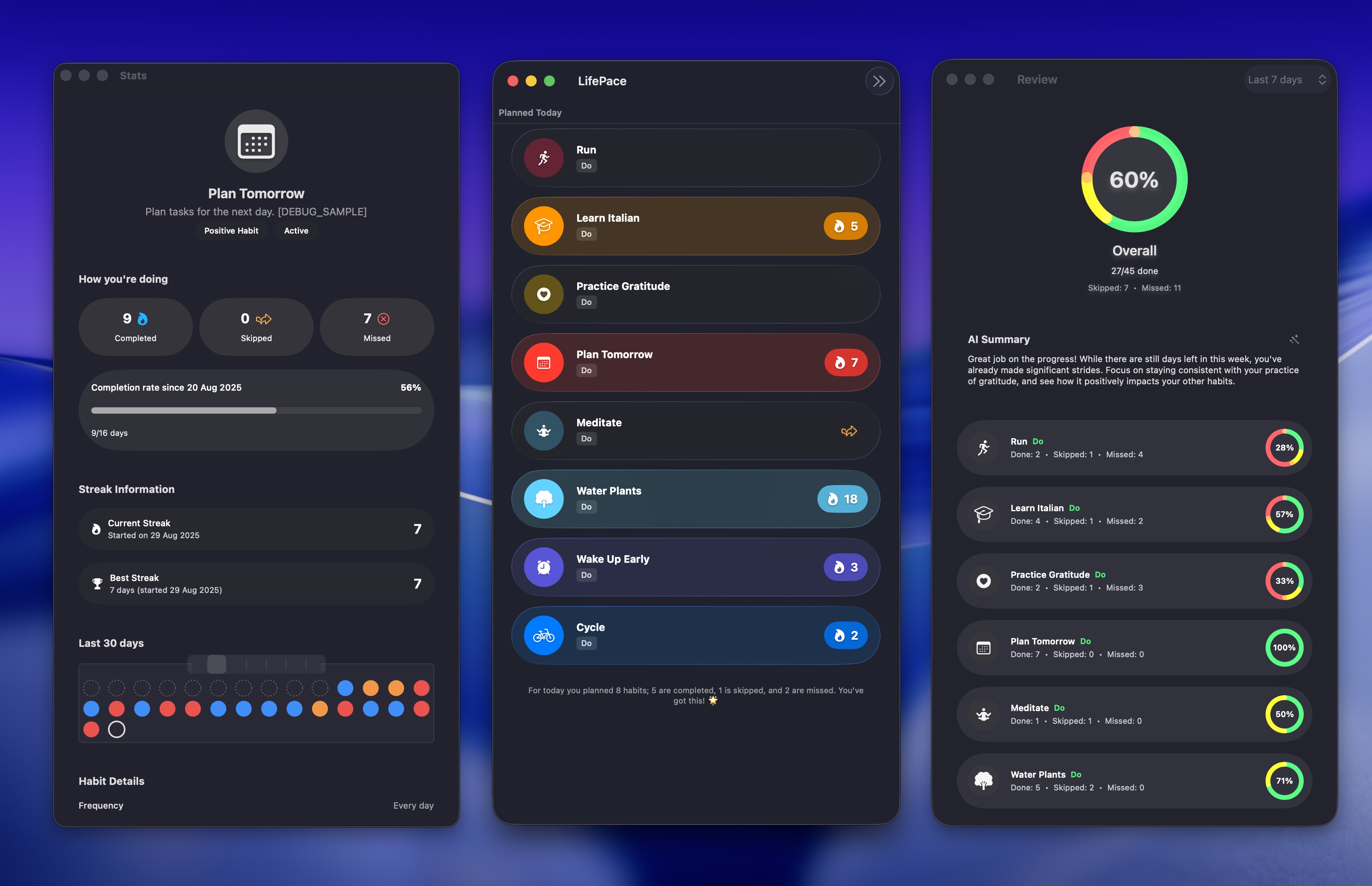 macOS Tahoe Dark screenshot 3