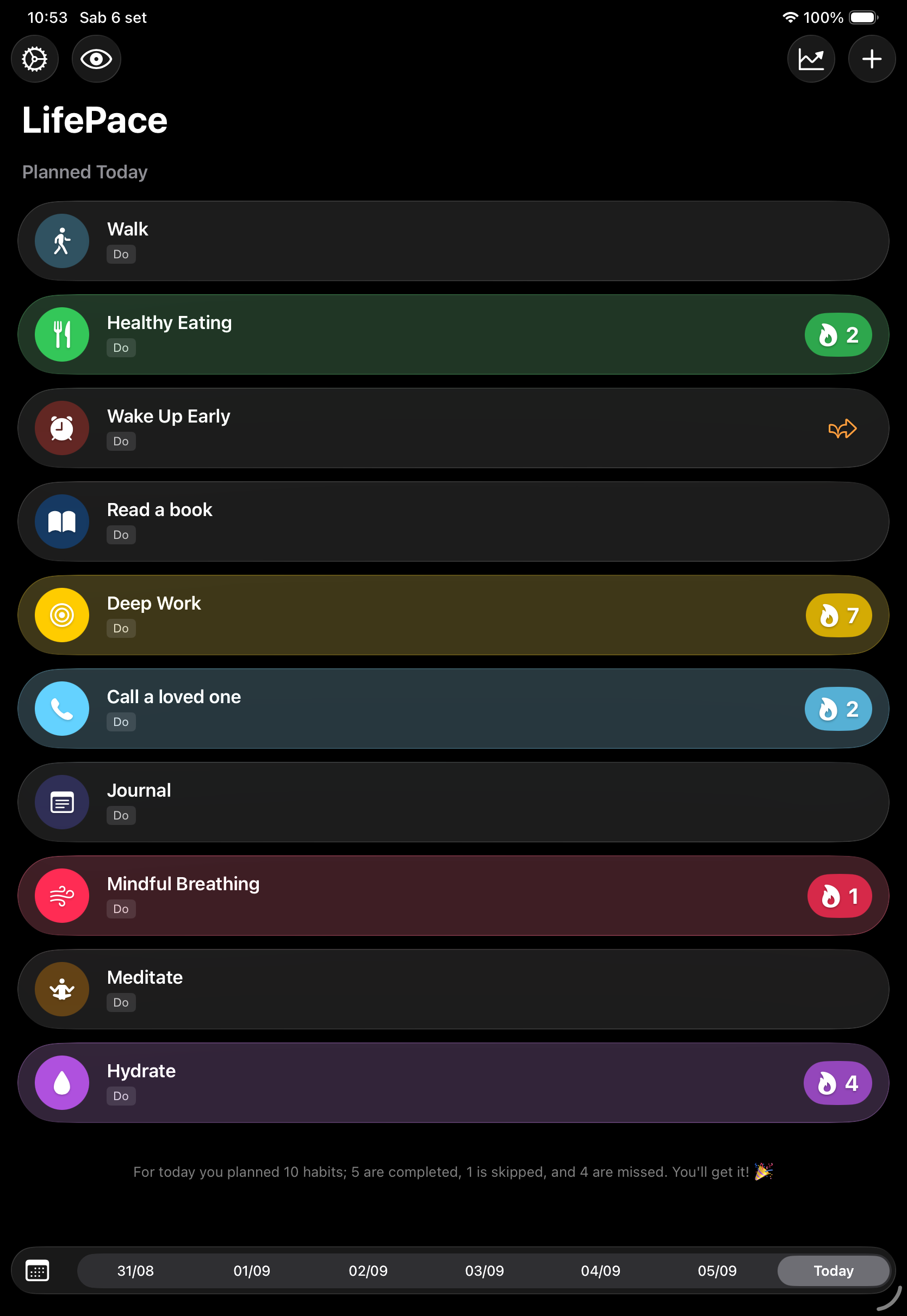 iPad Dark screenshot 2