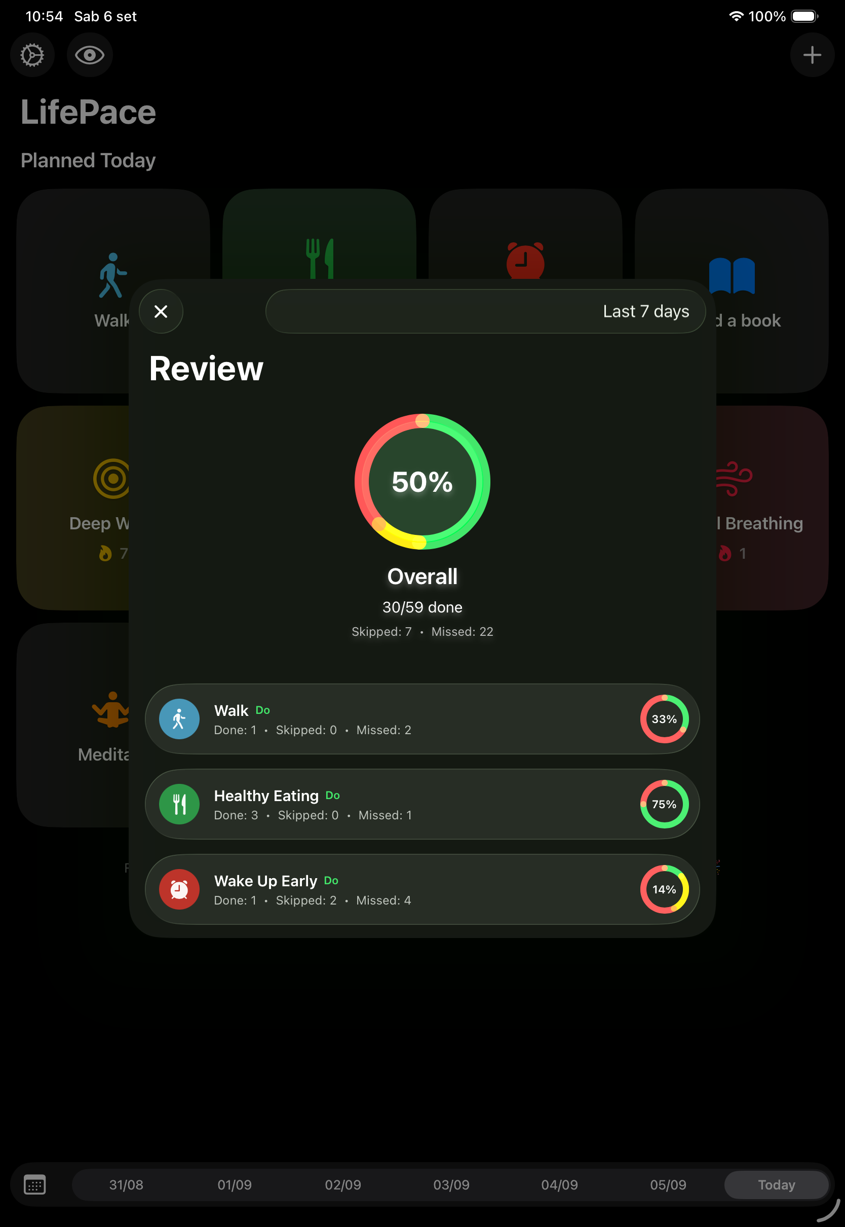 iPad Dark screenshot 3