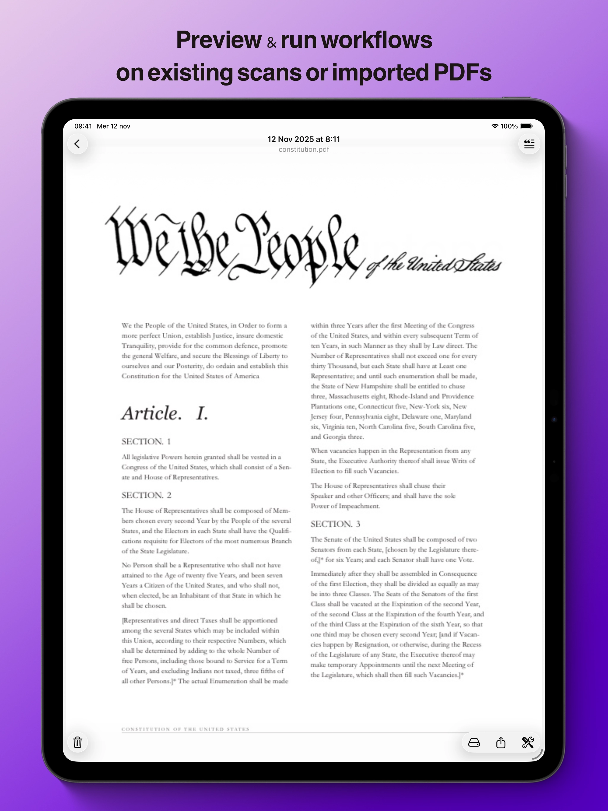 SendScan iPad screenshot 4