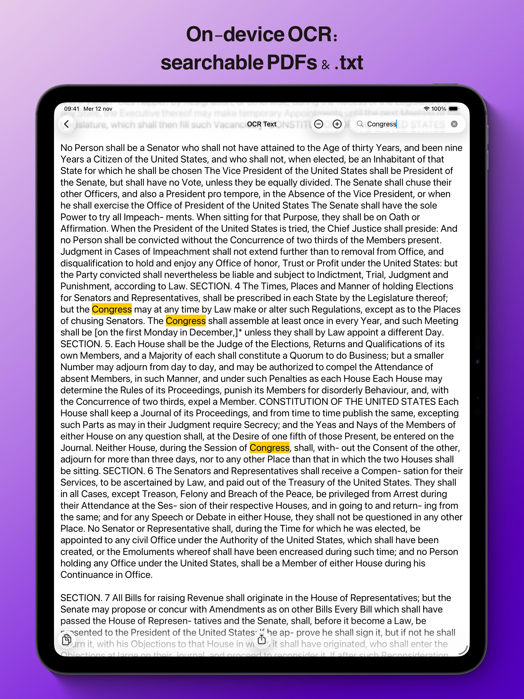 SendScan iPad screenshot 5