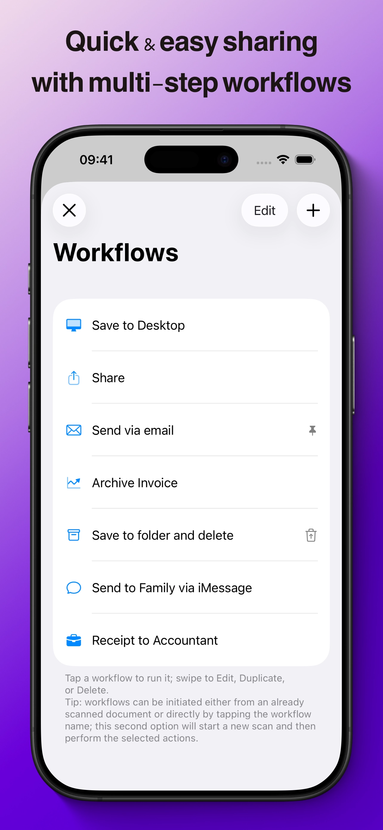 SendScan iPhone screenshot 2